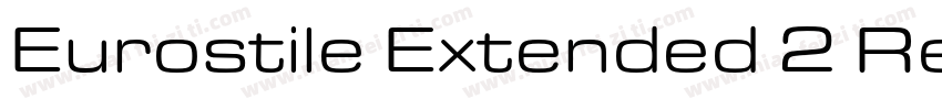 Eurostile Extended 2 Regular字体转换